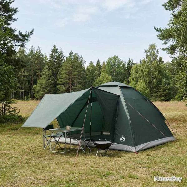 Tente de camping avec toit Vert arm�e 275 x 215 x 125 cm