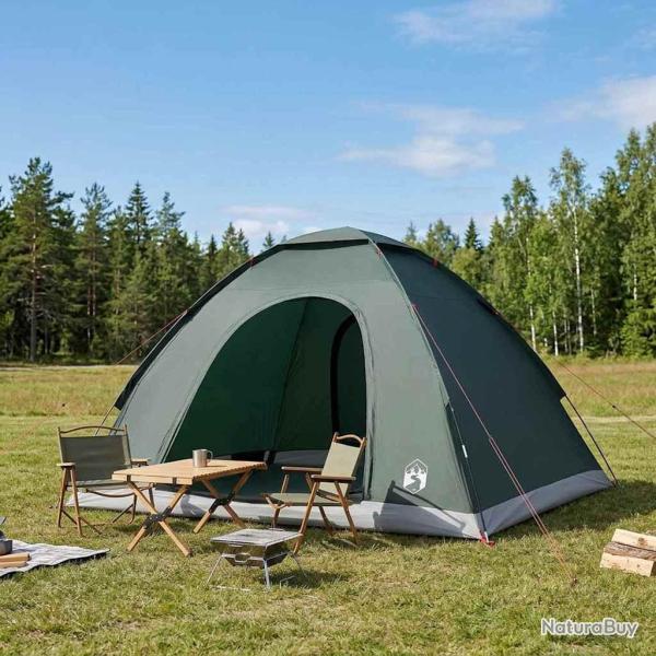 Tente de camping avec toit Vert arm�e 275 x 215 x 125 cm