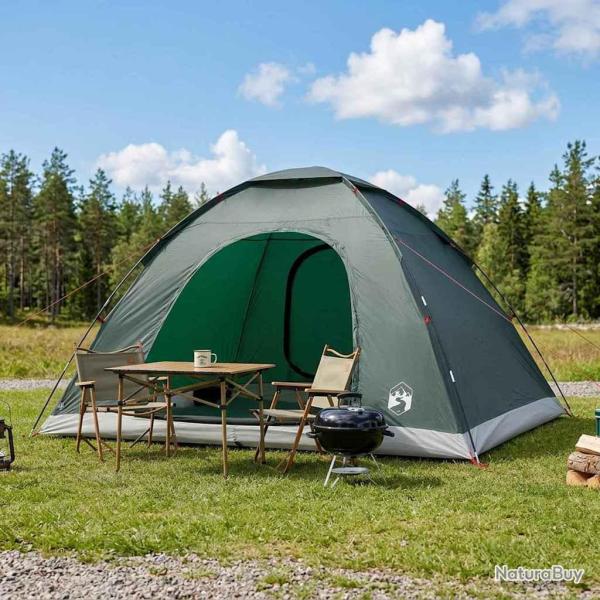 Tente de camping avec toit Vert arm�e 335 x 275 x 180 cm