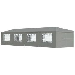 Tente de f&ecirc;te 1200 x 300 x 255 cm Gris clair PE et acier