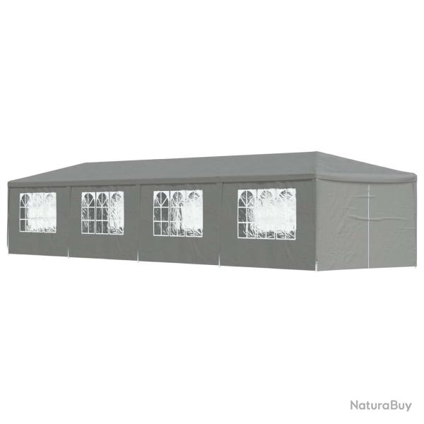 Tente de f�te 1200 x 300 x 255 cm Gris clair PE et acier