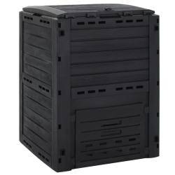 Composteur de jardin Noir 280 L Polypropyl&egrave;ne