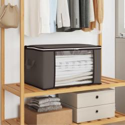 Bo&icirc;te de rangement avec fen&ecirc;tre lat&eacute;rale transparente Gris