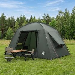 Tente Cabane avec toit Vert arm&eacute;e 300 x 210 x 156 cm Polyester