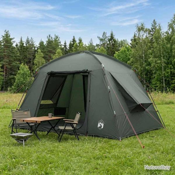 Tente Cabane avec toit Vert arm�e 300 x 210 x 156 cm Polyester