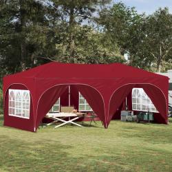 Tente de f&ecirc;te pop-up 575 x 288 x 245 cm Bordeaux Tissu Oxford