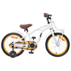 V&eacute;lo pour Enfants 16 Pouces pour 4-6 ans Blanc