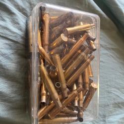 82 Douilles 7x65 R tir&eacute;es une fois dont 68 RWS