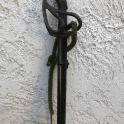 sabre mod 1882 de chatelleault LAME CASS&Eacute;E