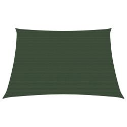 Voile d'ombrage 160 g/m&sup2; vert fonc&eacute; 4/5 x 4 m PEHD 02_0009431