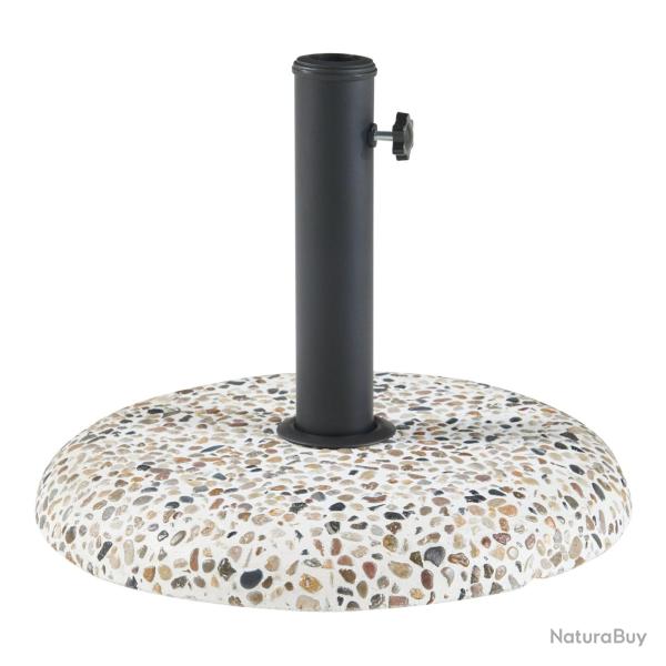 Pied de parasol jardin ext�rieur avec adaptateurs 37 42 52 58 mm aspect pierre 03_0010255