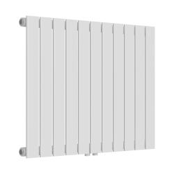 Radiateur &agrave; panneau design plat 616 watts acier 60 x 80 cm blanc 03_0010456