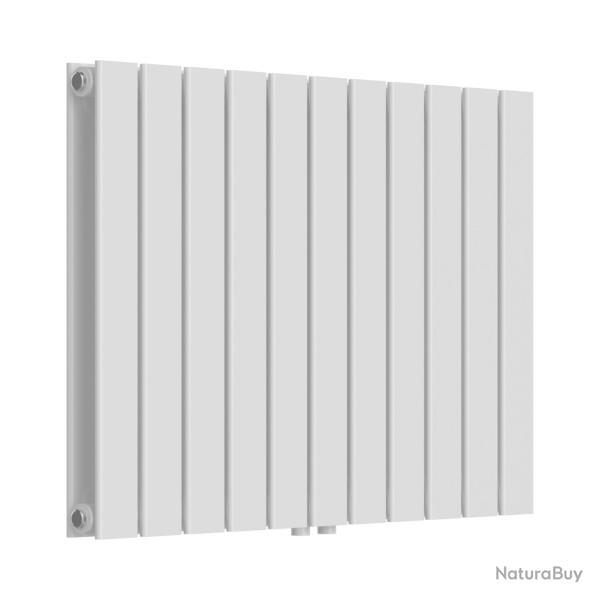 Radiateur � panneaux design double 1097 watts acier 60 x 80 cm blanc 03_0010471