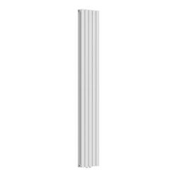 Radiateur &agrave; panneaux design double 1122 watts acier 180 x 30 x 8 cm blanc 03_0010475