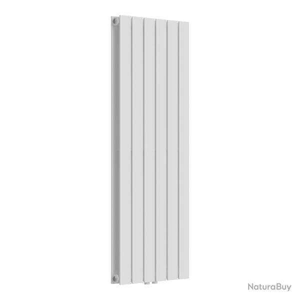 Radiateur � panneaux design double 1140 watts acier 120 x 45 cm blanc 03_0010477
