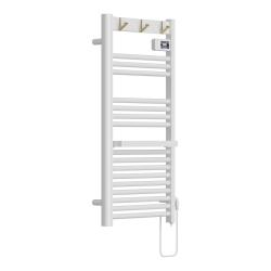 S&egrave;che-serviettes &eacute;lectrique avec radiateur 105 x 50 cm 500 watts blanc 03_0010758
