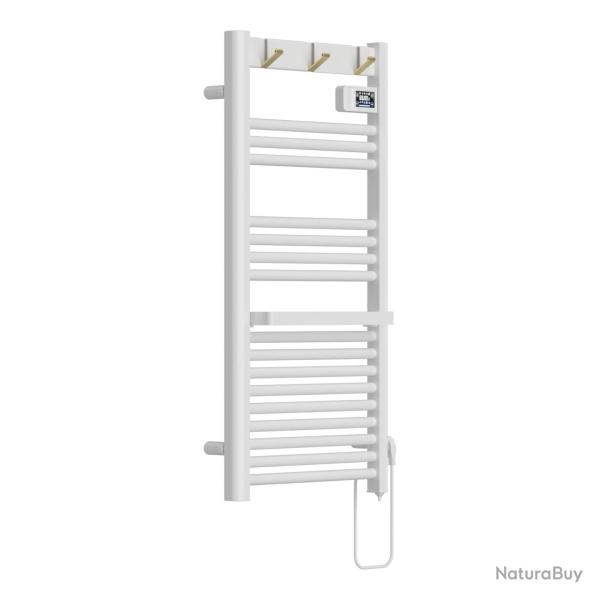 S�che-serviettes �lectrique avec radiateur 105 x 50 cm 500 watts blanc 03_0010758