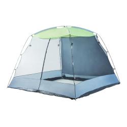 Tonnelle de jardin 305 x 305 x 213 cm gris / vert clair 03_0011128