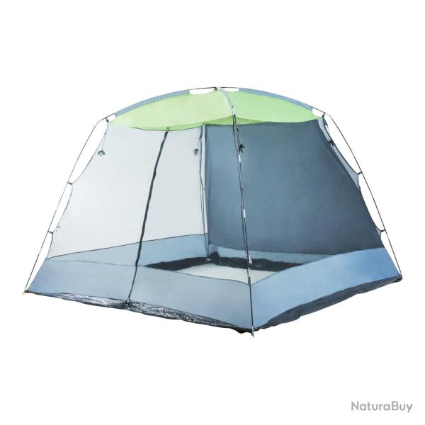 Tonnelle de jardin 305 x 305 x 213 cm gris / vert clair 03_0011128
