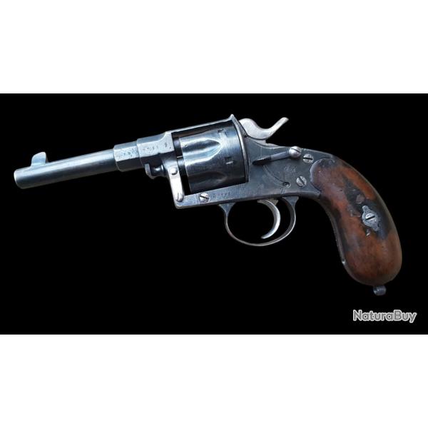 Reichrevolver 1883 ERFURT monomatricule, tr�s beau canon