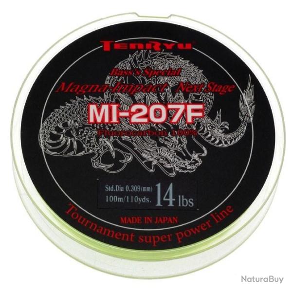 Fluorocarbone Tenryu MI 207 F 100m 0,165mm 4lb 100m Bronze
