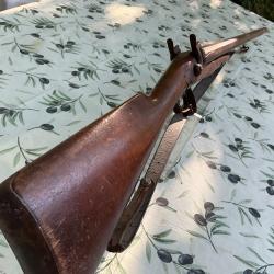 FUSIL de CHASSE ? a Piston des Ann&eacute;es 1850 / 1860 Calibre 12  St Etienne