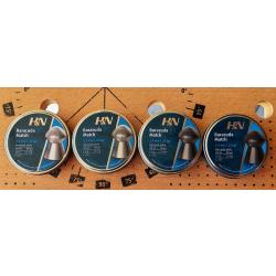 4 boites plombs H&N BARACUDA MATCH 5.52 neuves sc&eacute;ll&eacute;es