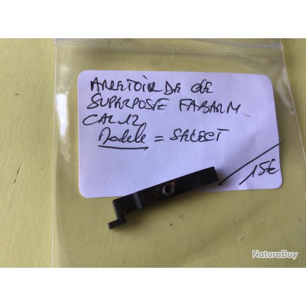 VENDU PAR LE-CUIRASSIER ARRETOIR SUPERPOS� FABARM S�LECT CAL 12