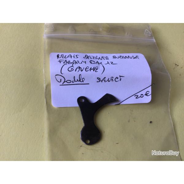 VENDU PAR LE-CUIRASSIER RELAIS DETENTE GAUCHE SUPERPOS� FABARM S�LECT CAL 12