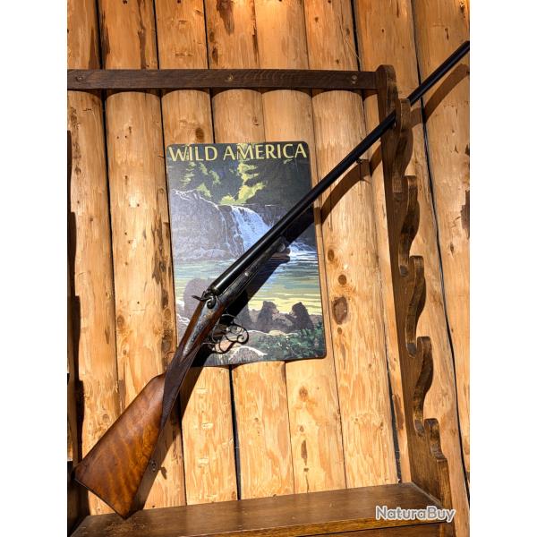 ENCHERES 1� - MANUFRANCE FUSIL A CHIENS - PERCUSSION CENTRALE - 16/70 - CAT D2