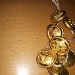 Bouton Marine ancre France