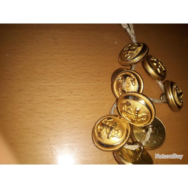 Bouton Marine ancre France