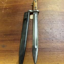 ba&iuml;onnette allemande mod&egrave;le de parade poign&eacute;e CORNE. 1 er guerre mondiale