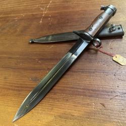 ba&iuml;onnette &eacute;gypte pour fusil HAKIM.  rare variante