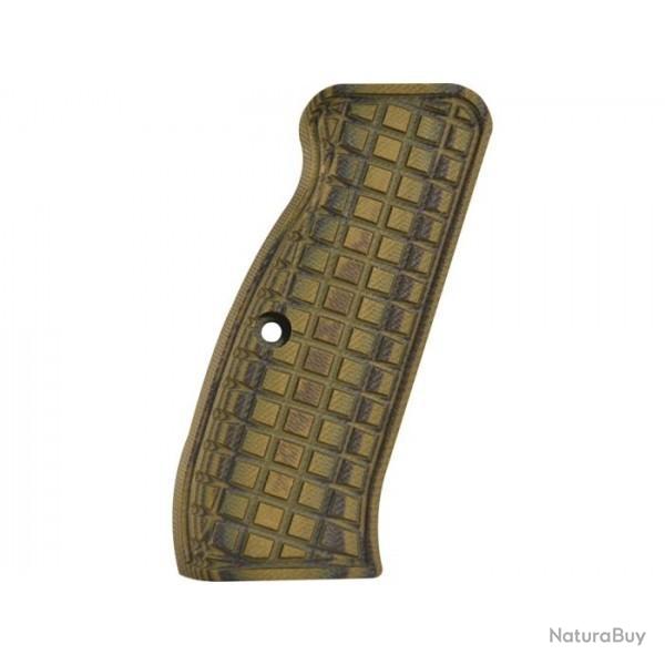 PLAQUETTES PACHMAYR CZ 75 VERT/NOIR