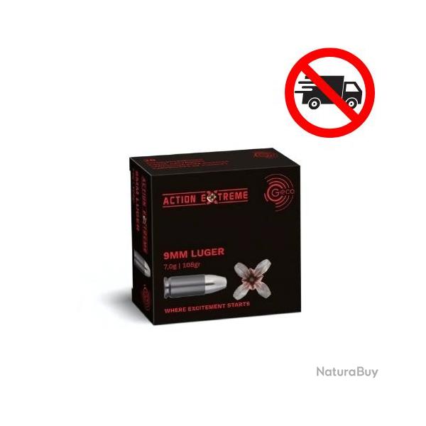 MUNITION GECO 9MM LUGER ACTION EXTREME 108 X20