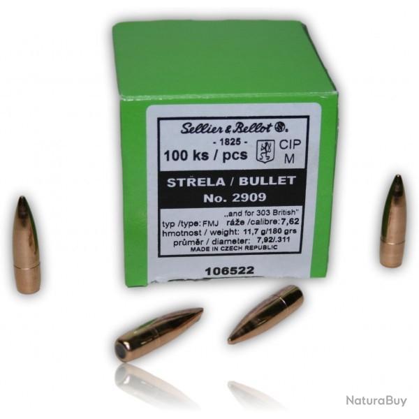 OGIVES SB 7.62X39 123GR/124GR FMJ X100