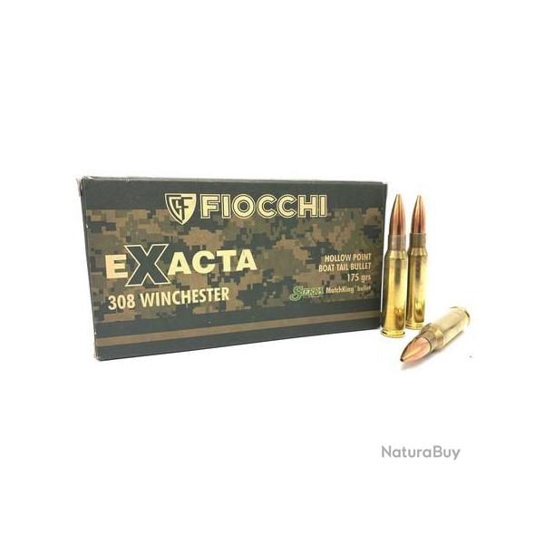 MUNITION FIOCCHI 308 WIN 175GRS HPBT