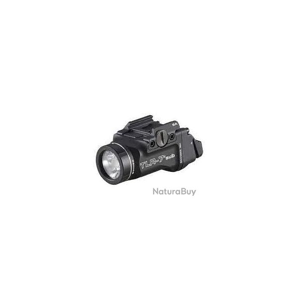 LAMPE STREAM LIGHT TLR-7 AVEC 1 PILE CR123A