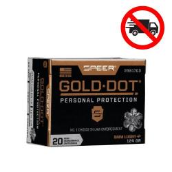 MUNITIONS SPEER 9MM 124GR GDHP GOLD DOT