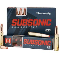 MUNITION 300 BLACKOUT 190GRS SUB X20