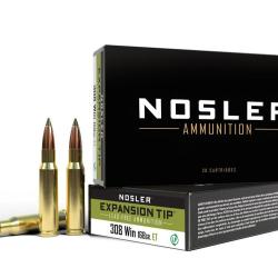 MUNITION NOSLER CAL 308 168GR CC HPBT X20
