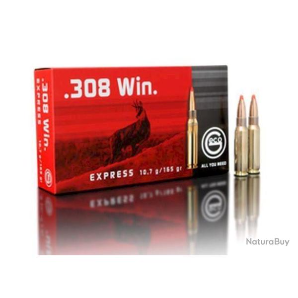 MUNITION GECO 308 SEMI BLINDEE 170GR SP