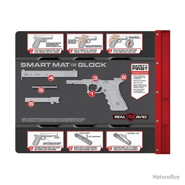 TAPIS DE DEMONTAGE ARME DE POING GLOCK REAL AVID