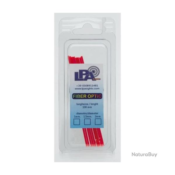 FIBRE OPTIQUE LPA DIAM 1MM ROUGE X10