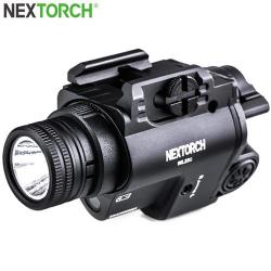 Lampe arme de poing Nextorch WL23G - 1300 Lumens + laser Rouge - Fixation sur ra