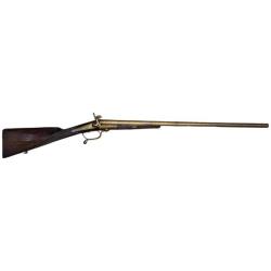 FUSIL DE CHASSE PERCUSSION A BROCHE A CLEF BERANGER CAL : 16 A BROCHE