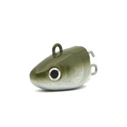T&ecirc;te Plomb&eacute;e Black Minnow X Deep 20GR (X2), Khaki