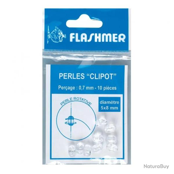 Perle "Clipot" (X10) 4.7 X 6 MM