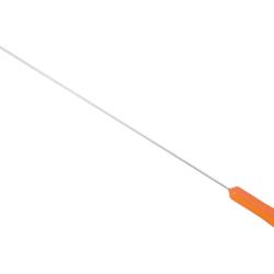 Aiguille Biseaut&eacute;e &agrave; Manche en Plastiques Inox 16CM, Orange